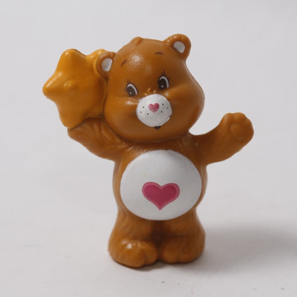 1984 Care Bears Tenderheart Bear w a Star Vintage Toy Figurine ~ 260817-WH 1014